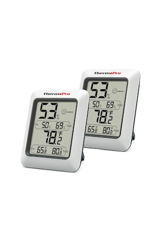 Thermopro Tp50 Termometre İç Mekan Dijital Sıcaklık Ve Nem Ölçer - 2 Adet