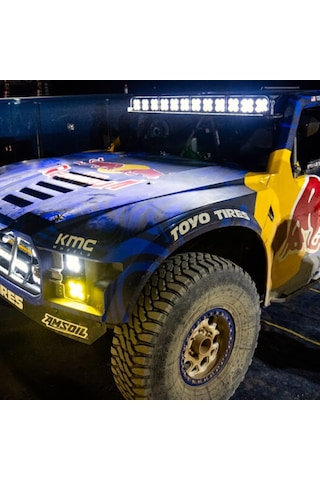 Baja Style 7.7 Cm Beyaz Xhp50 Led Spot Projektör Çalışma Lambası Off Road Spot Sel Kombo Delici Yayıcı Işık Çubuğu Pod Araç Motorsiklet Işıkları Yardı