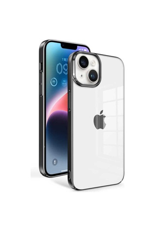 Apple Uyumlu iPhone 14 Plus Kılıf Zore Sun Kapak Siyah