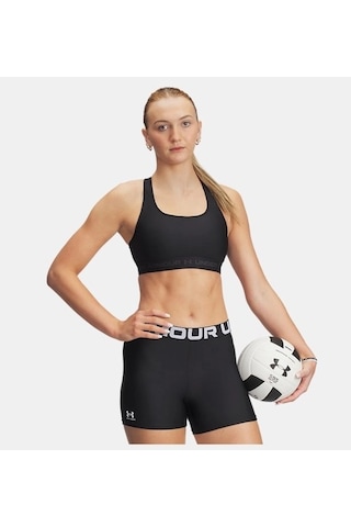 Under Armour Ua Crossback Mid Kadın Spor Sütyeni 1361034-001 Siyah