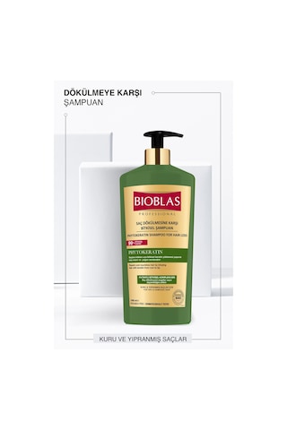 Bioblas Onarıcı Bakım Saç Dökülmesine Karşı Phytokeratin Şampuan 1.000 Ml - Keratin Bakım, Yıpranmış Saçlar