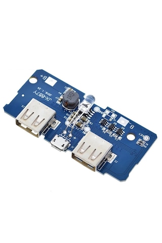 Çift Usb Girişli 5v 2a Powerbank Modülü
