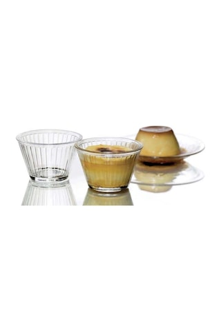 Paşabahçe 53298 Kase 6'lı Sufle Kabı Puding Kabı 6'lı Cam Kase