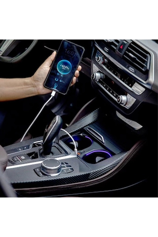 Xplagin Bmw X3-x4-ix3 Rgb Led Işıklı Bardaklık - 2018-2023 Kablosuz Şarj Sistemli Modeller