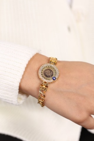 Enderun Kuyumculuk 0.25 Gram Atatürk Görselli Altınlı Bileklik