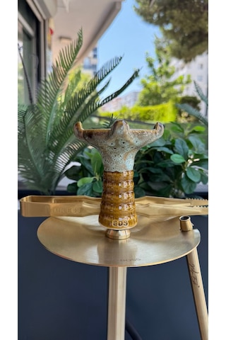 Mr Eds E24 Big Boss Eco - Titanyum Gold & Mr Eds L27 Taycan Nargile Lülesi