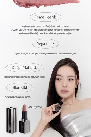 Muzigae Mansion Moodwear Blur Lipstick 004 Layered