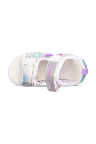 Vicco Hilda Günlük Cırtlı Kız Bebek Işıklı Sandalet 321.24y.204 Beyaz