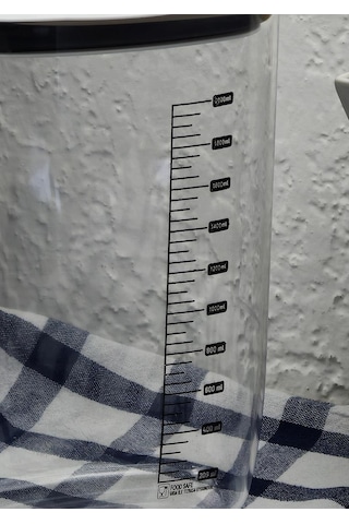 Plastik Erzak Kabı - Kilitli Kapaklı Erzak Kutusu - 2100 Ml