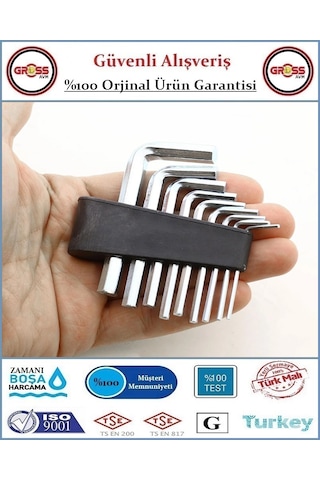 Kendo Alyan Anahtar Takımı - 10 Parça