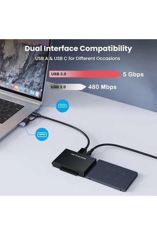Elmpaly Usb 3.0 Sata Ide Adaptörü 2.5 3.5 Inch Ssd Dvd Cd Rom Çevirici Harici Disk