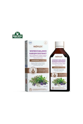 Novlex Women S Balance - Hayıt, Civanperçemi Ve Karayılan Otu Ekstraktı 250 Ml