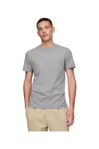 Gap Organik Pamuk Cepli T-shirt - 857901-11336 Gri