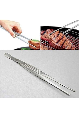 Evefix Profesyonel Şef Cımbızı Paslanmaz Çelik Büyük Boy - 30 Cm