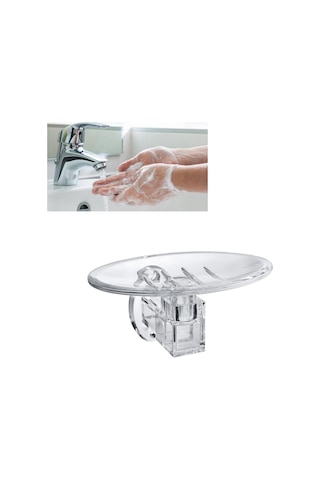 Periboia Akrilik Katı Sabunluk Katı Sabun Tutucu Aparat Diğer