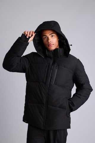 Defacto Su İtici Rüzgar Geçirmez Slim Fit Kapüşonlu Fermuarlı Cepli Kışlık Mont A3519ax26wnbk81 Siyah-bk81