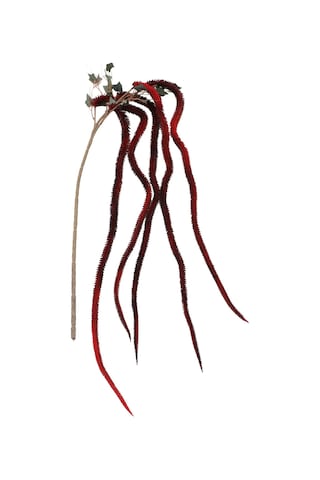 Yapay Çiçek Deposu Yapay Sarkan Amarantus Amaranthus 150cm Alev Kırmızısı