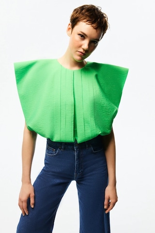 N23yn6062 Nocturne Bluz Yeşil