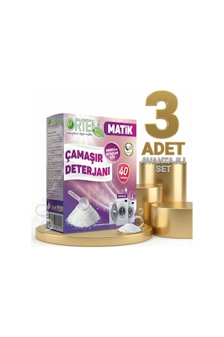 Ortem Çamaşır Toz Deterjan 3x2 Kg