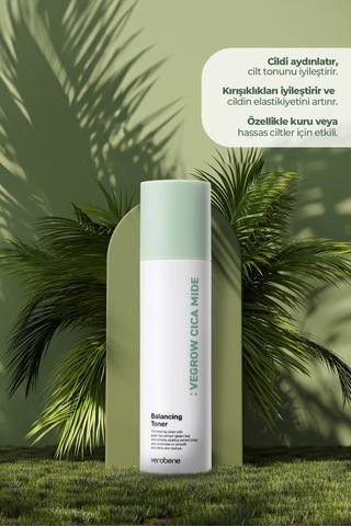 Verobene Vegrow Cica Mide Balancing Kore Yeşil Çay Özlü Tonik 150 ML