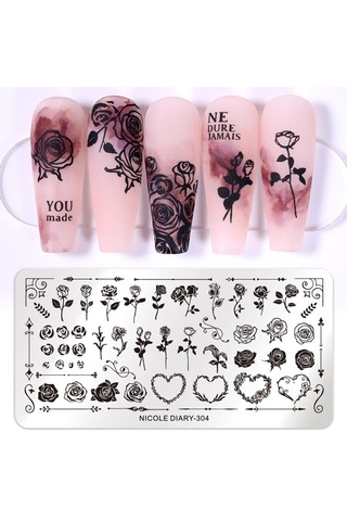 Nicole Diary Metal Stampa Tabakası 304 58068
