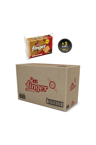 Eti Finger Bisküvi 6'lı 5 x 900 G