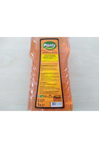 Oto Yıkama Şampuanı Cilalı Plenty 1litre Cilalı Araba Yıkama Şa