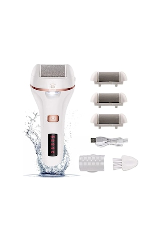 Moveevo Ölü Deriyi Çıkarmak Için Elektrikli Ayak Öğütücü, Nasırları Çıkarmak Için Su Geçirmez Pedikür, Dijital Ekranlı