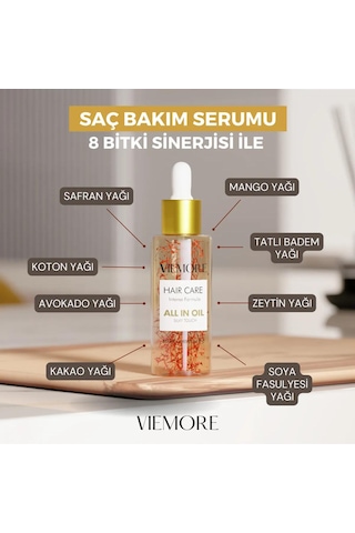 Viemore Safran Bitkili Dökülme Karşıtı Saç Serumu 50 ML
