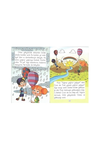 1 .sınıf Öğrencileri İçin Zevkle Okuyacağı 10 Lu Hikaye Seti - 7 Kitap Okuma Not Defteri Hediyeli