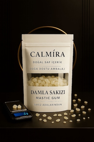 Calmira Damla Sakızı 1. Kalite Doğal - Sakız Adalarından 5 Gr - İri Boy