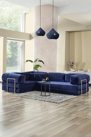 Legom Lucas Aktivite Koltuğu Yatak Olabilen Çok Amaçlı Kanepe L Koltuk Mavi Mavi