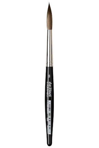 Da Vinci : Casaneo Xs Yuvarlak Uç Suluboya Fırçası: Seri 989 : No: 8