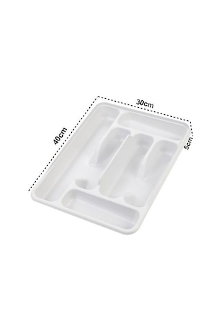 Moonstar Çekmece İçi Kaşıklık 6gözlü Çatal Bıçak Organızer 40x30cm-kş-170 001