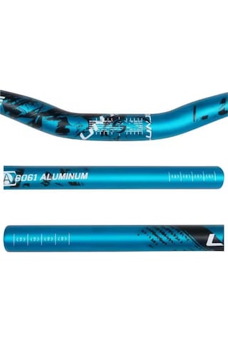 Lunje All Ride Açılı 9mm Gidon Mavi 31.8mm