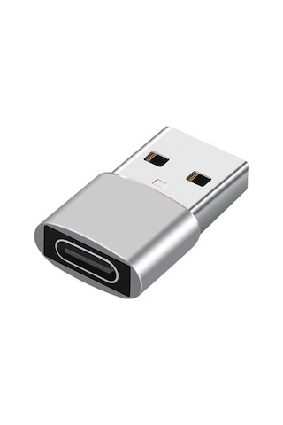 Divex Type-c Dişi Usb3.0 Erkek Otg Adaptör Çevirici Gri Dc-178
