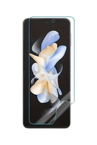 Samsung Galaxy Z Flip 7 Fe Uyumlu Ön+arka Body Şeffaf Ultra Koruyucu Nano Jelatin