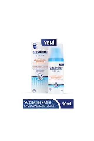 Bepanthol Derma Nemlendirici ve Besleyici Yüz Kremi SPF25 50 ML