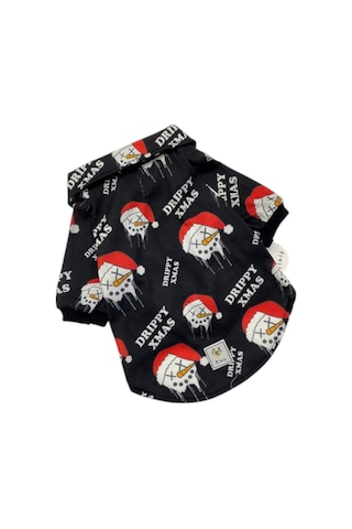 Miniş Drippy Santa Küçük Irk Köpek Yılbaşı Gömleği