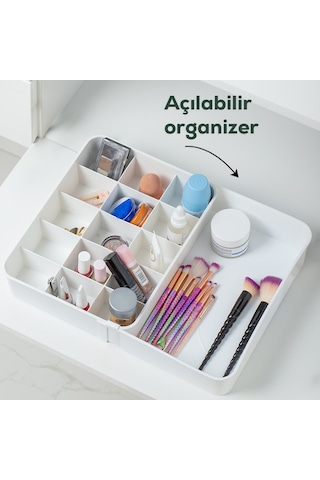 Porsima Tım-200 15 Bölmeli Ayarlanabilir Çekmece İçi Organizer Be