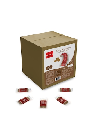 Bompi Karamelli Speculoos Tek Paketli Bisküvi 1300 G