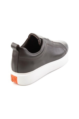 Bambi Kahve Napa Hakiki Deri Erkek Sneaker E01774008043