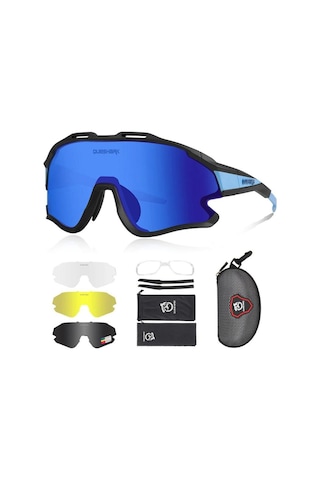 Queshark Polarize Anti-Uv Outdoor 4 Lens Ultra Hafif Spor Motorsi