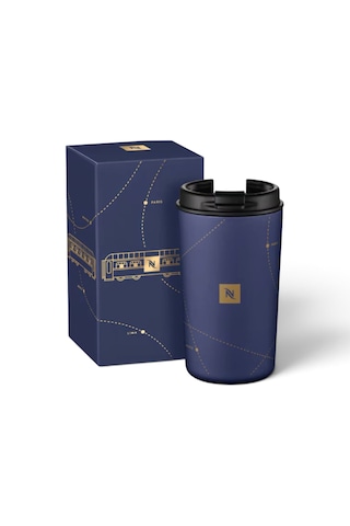 Nespresso Festive Travel Mug 400ml Lacivert