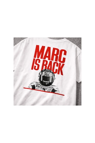 Yolo Street Oversize Marc Is Back Baskılı Tişört Unisex Streetwear %100 Pamuk Beyazgokce2