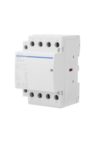 Vkemall Ev Kullanıma Uygun 4p 40a Ac Kontakörü, 2no2nc, 230v, Gürültüsüz, Güvenli Yalıtım, Kolay Kurulum