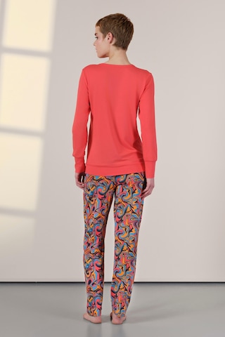 Doreanse Kadın Desenli Renkli T-shirt Pijama Takımı 25k4048-standart Çok Renkli