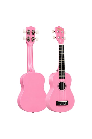 Midex UKX-233PK Pembe Concert Ukulele (Askı Çanta Metod Pena)