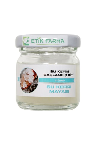 Etik Farma Su Kefir Mayası Başlangıç Kiti 40 ML + Süzgeç
