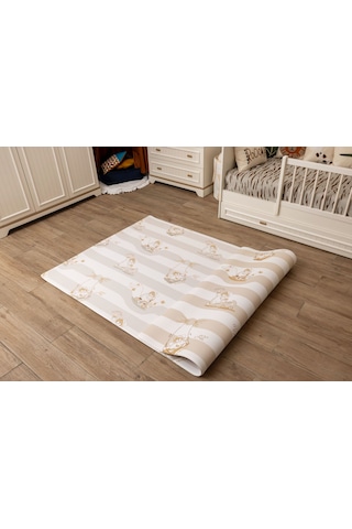 Oggia Sleepy Bear Premium Oyun Matı 140x230 CM 15 MM Darbe Emici, Isı Yalıtımlı, Çift Yönlü Halısı